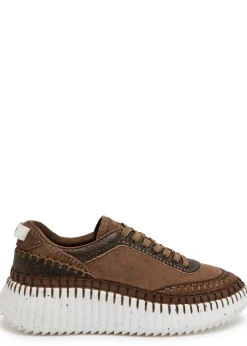 Nama panelled suede sneakers