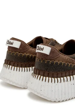 Nama panelled suede sneakers