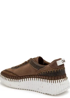 Nama panelled suede sneakers