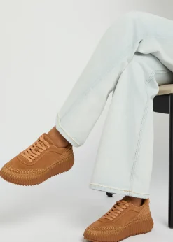 Nama panelled suede sneakers