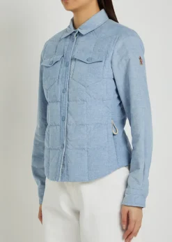 Nangy quilted cotton shirt jacket