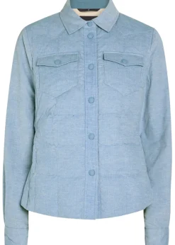 Nangy quilted cotton shirt jacket