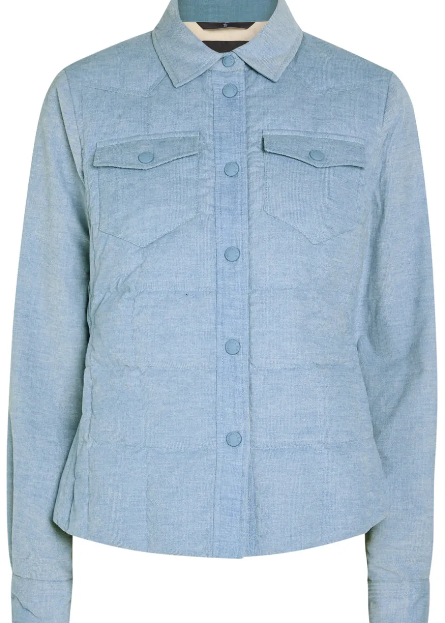 Nangy quilted cotton shirt jacket