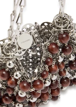 1969 Nano bead metal disc shoulder bag