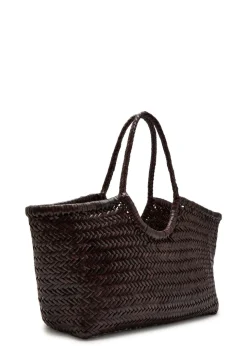 Nantucket Big woven leather tote bag