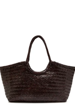Nantucket Big woven leather tote bag