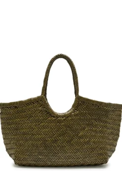 Nantucket Big woven leather tote bag