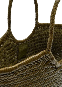Nantucket Big woven leather tote bag