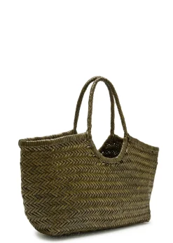 Nantucket Big woven leather tote bag