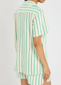 Naram striped terry shirt