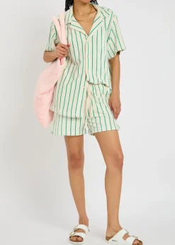Naram striped terry shirt