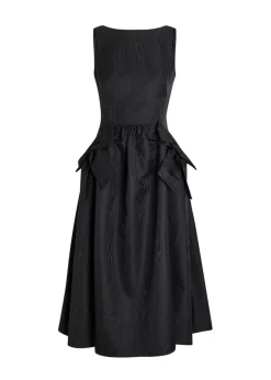 Narcissa jacquard taffeta midi dress