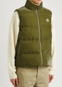Natadola quilted flocked gilet