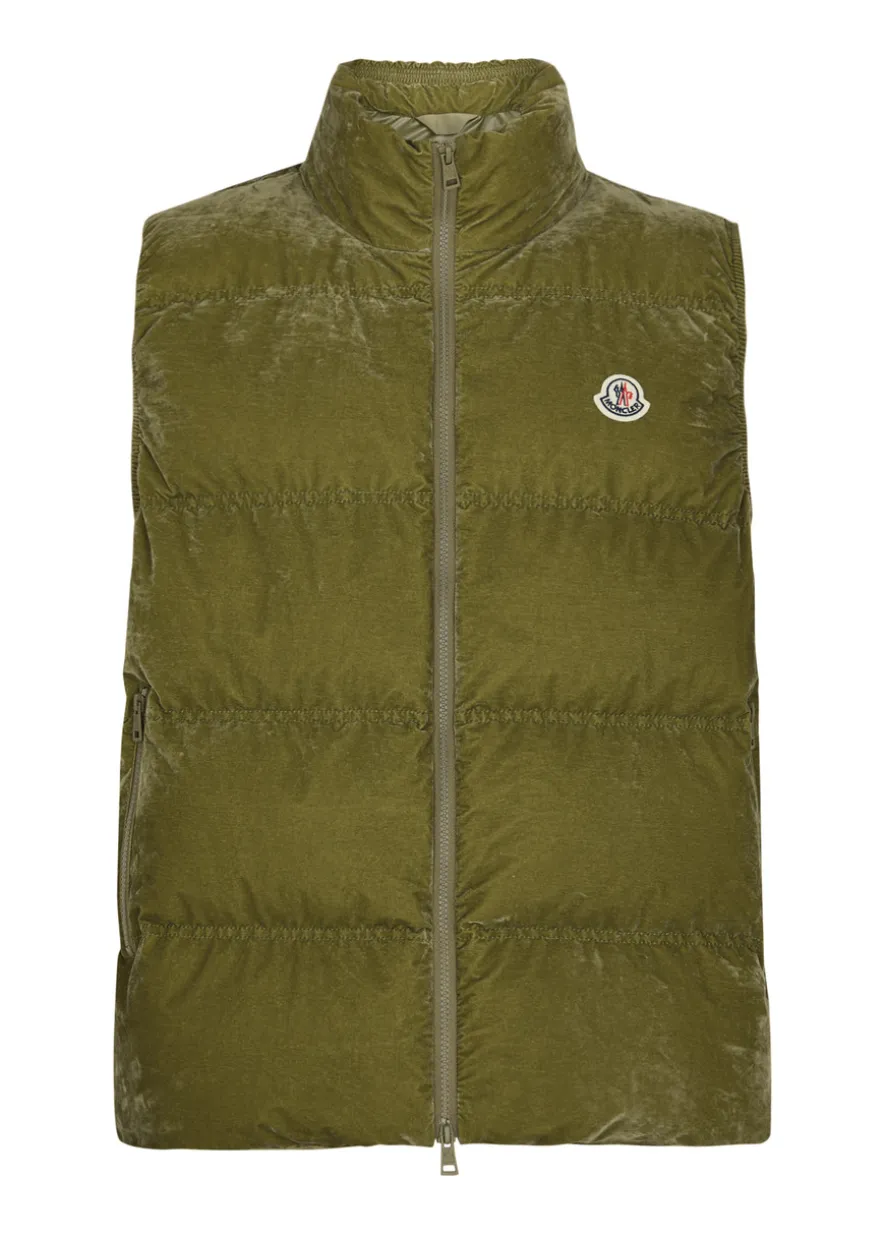 Natadola quilted flocked gilet