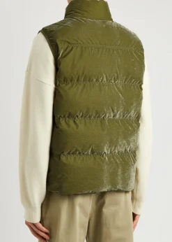 Natadola quilted flocked gilet