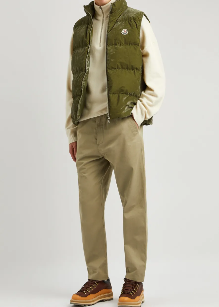 Natadola quilted flocked gilet