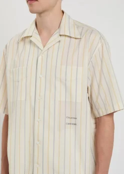 Nathaniel striped woven shirt