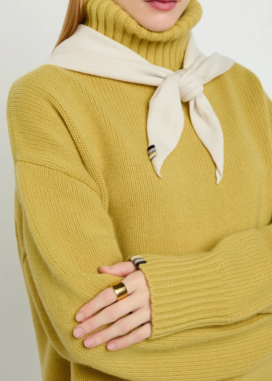 N°434 Crop Xtra roll-neck cashmere jumper
