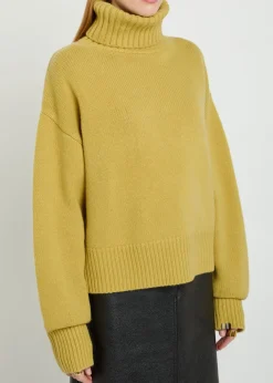 N°434 Crop Xtra roll-neck cashmere jumper
