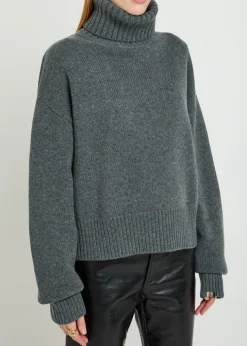 N°434 Crop Xtra roll-neck cashmere jumper