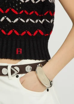 Neel zigzag-intarsia wool vest