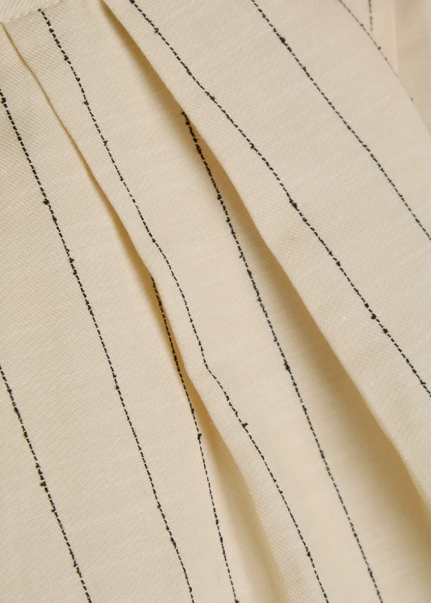 Neila pinstriped woven shorts