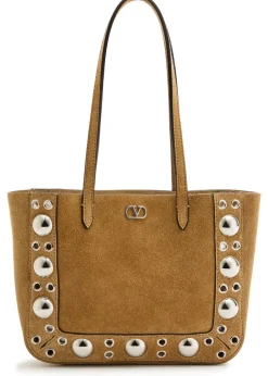 Nellcôte mini studded suede tote