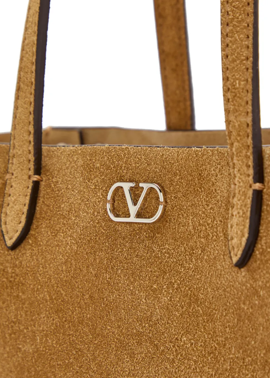 Nellcôte mini studded suede tote
