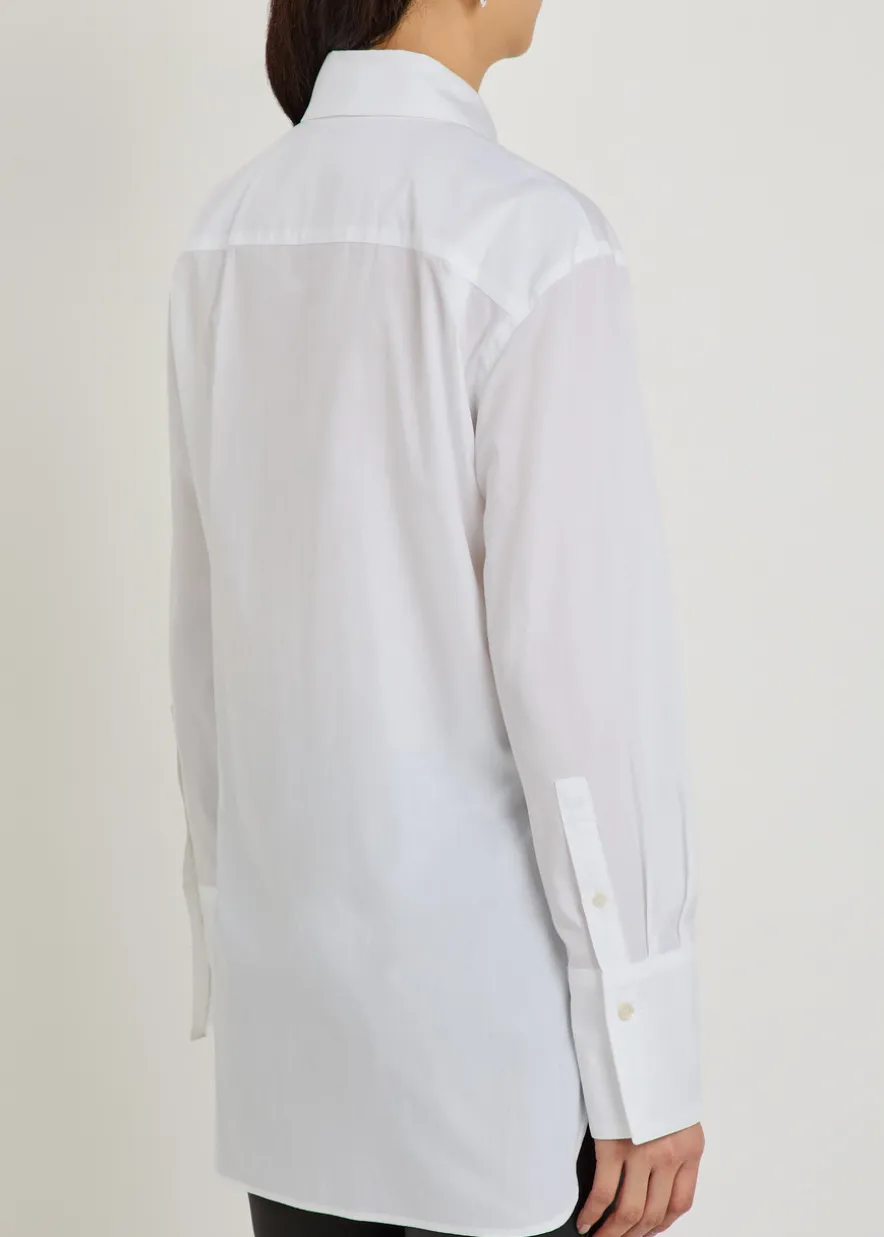 Nellie cotton-poplin blouse