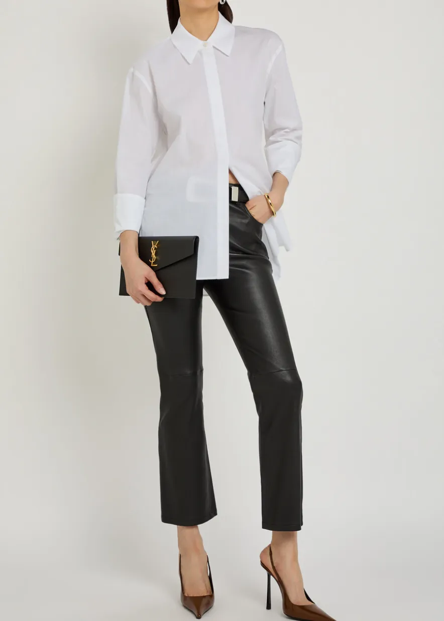 Nellie cotton-poplin blouse