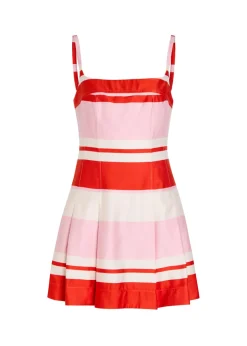 Nelly striped woven mini dress