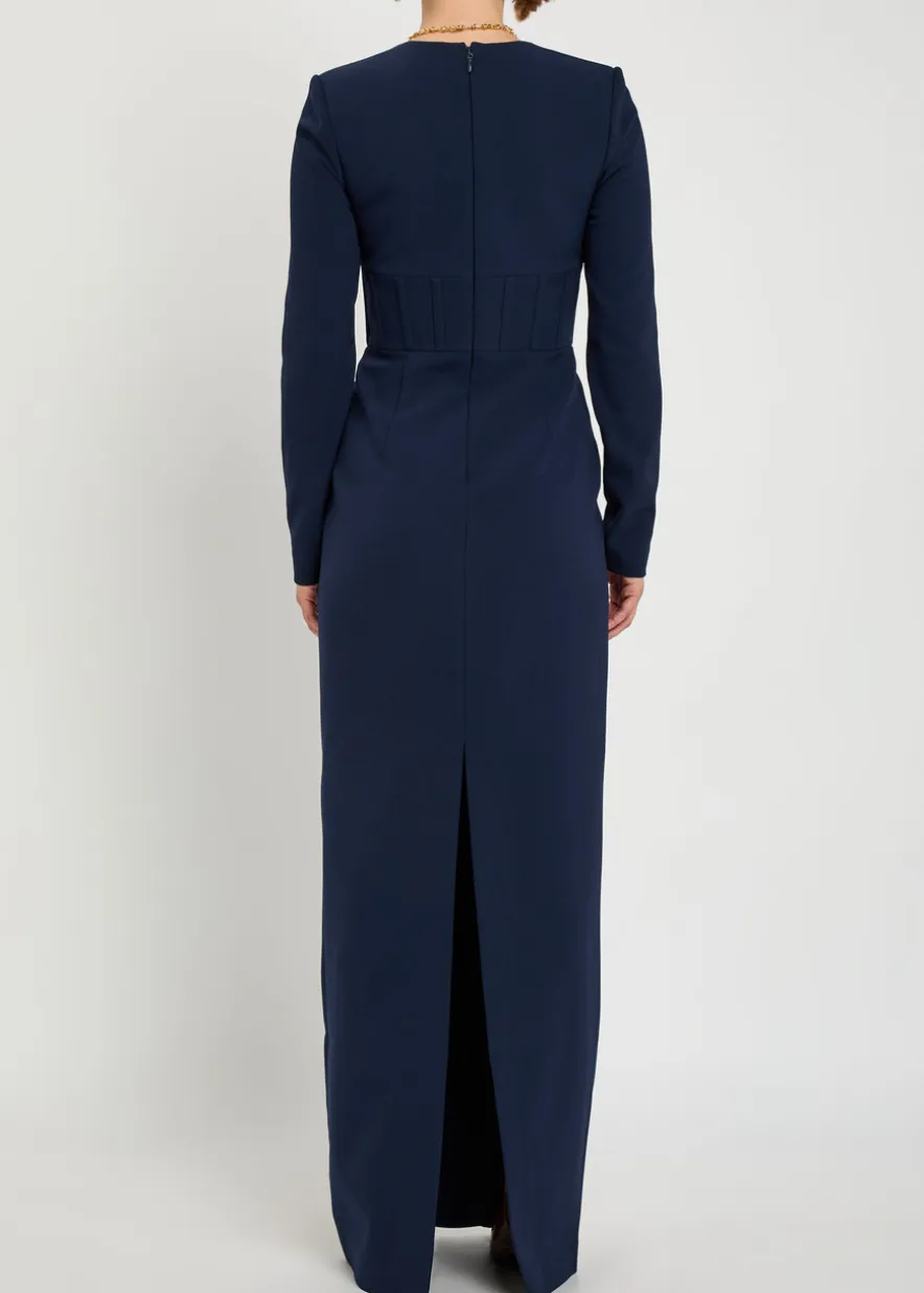 Nemy crepe maxi dress