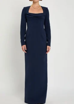 Nemy crepe maxi dress