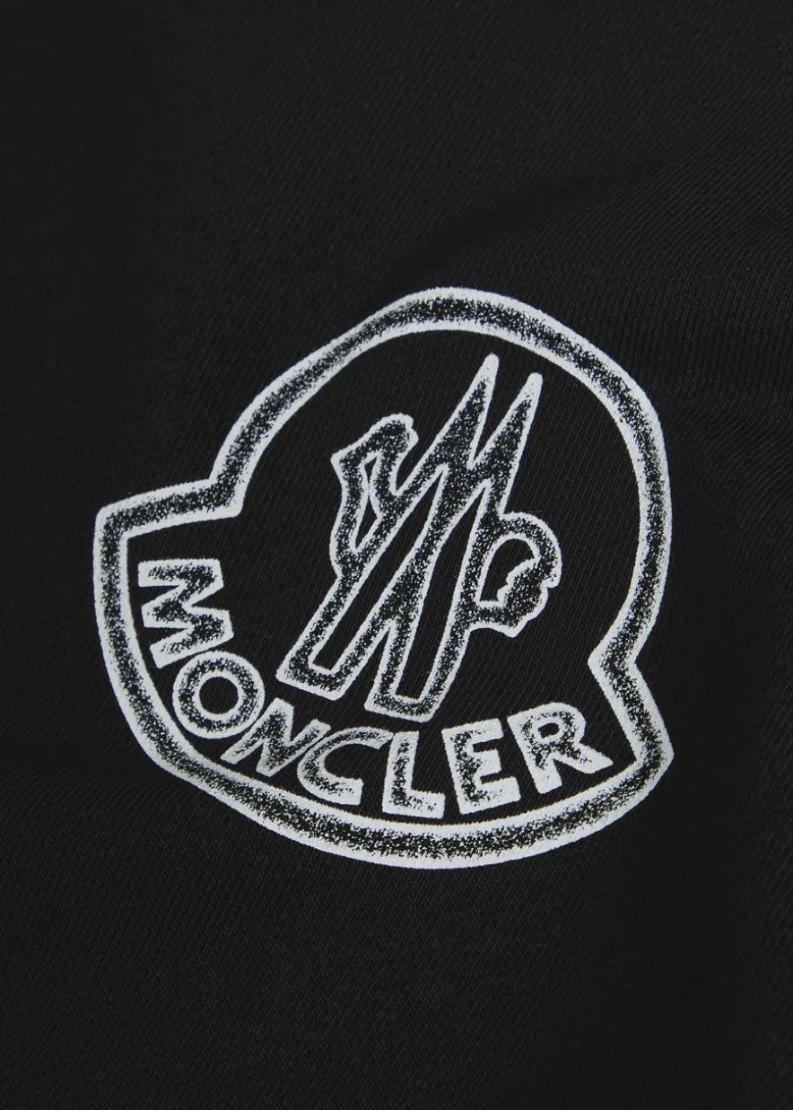 New Badge logo-print cotton sweatshirt