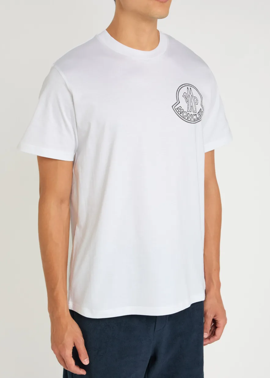 New Badge logo-print cotton T-shirt