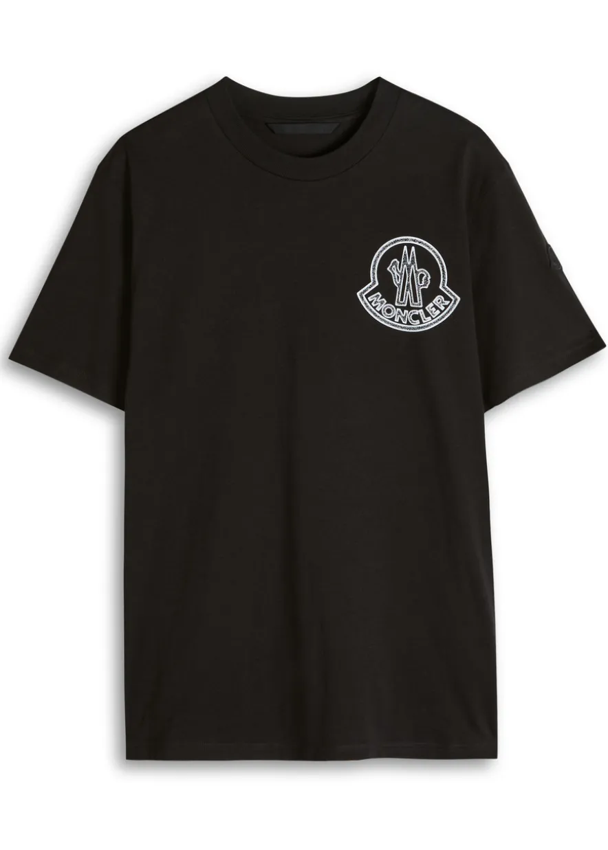 New Badge logo-print cotton T-shirt