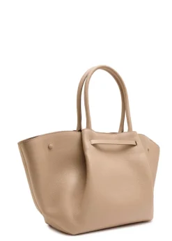 New York grained leather tote