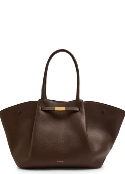 New York grained leather tote