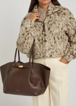 New York grained leather tote
