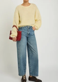 Niby brushed alpaca-blend jumper
