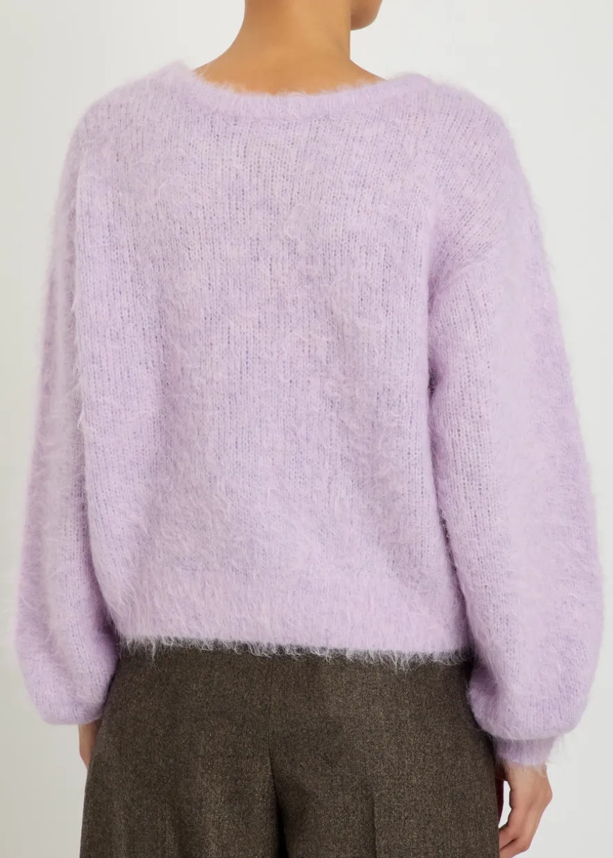 Niby brushed alpaca-blend jumper
