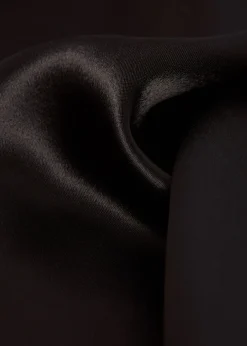 Nicla draped asymmetric satin mini dress