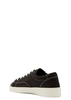 Nico panelled nubuck leather sneakers
