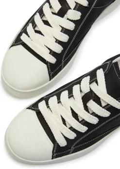 Nico panelled nubuck leather sneakers
