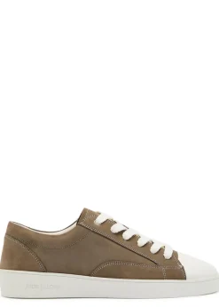 Nico panelled nubuck leather sneakers