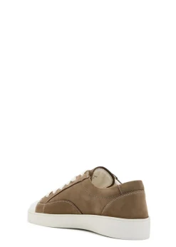 Nico panelled nubuck leather sneakers