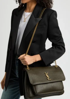 Niki large leather shoulder bag