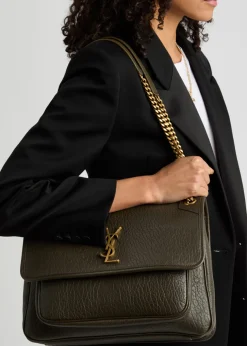 Niki large leather shoulder bag
