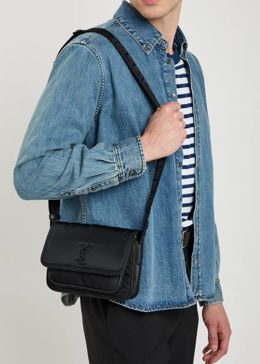 Niki padded nylon cross-body bag