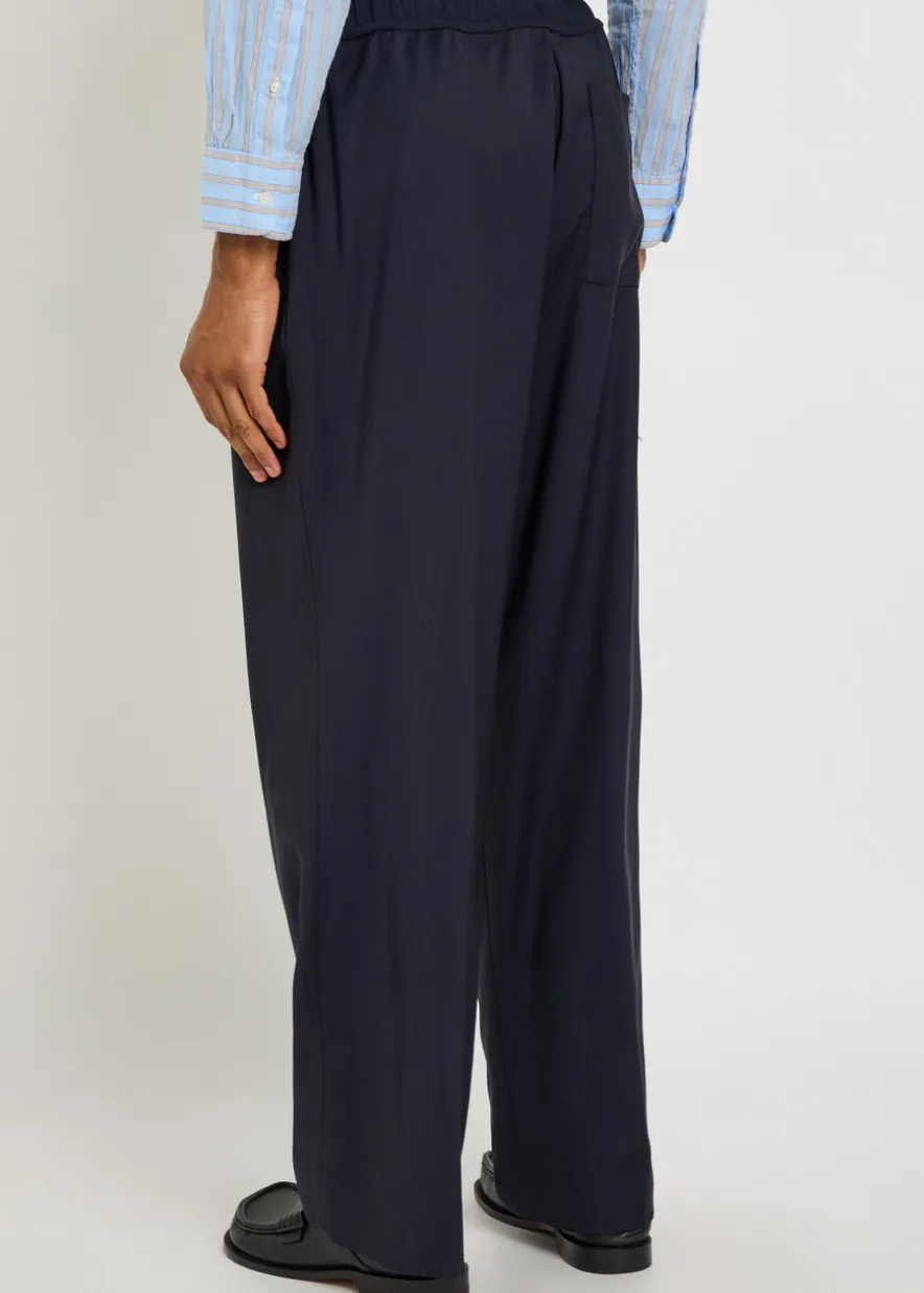 Nilson wide-leg wool trousers